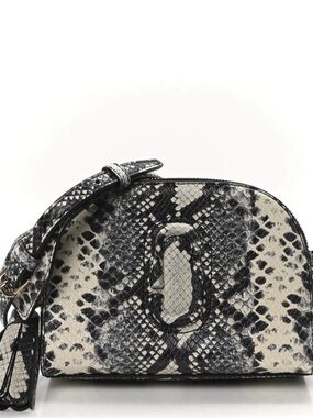Marc Jacob Python Embossed Shutter Cameras Crossbody Bag